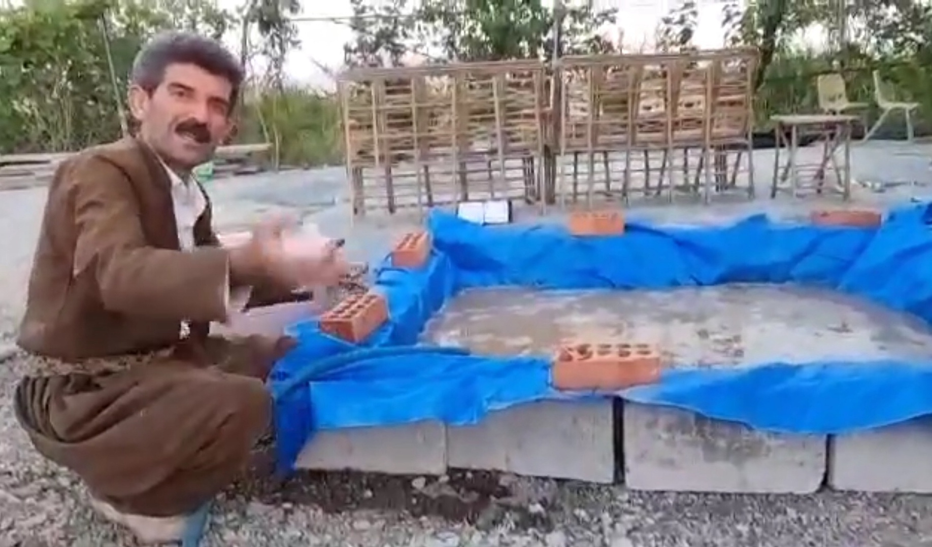 ئازاد كوردستانی، جووتیارە نموونەییەكەی هەڵەبجە