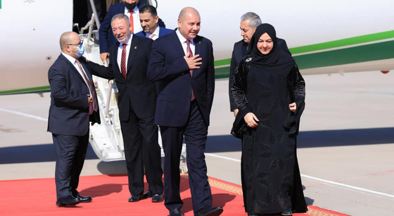 سەرۆکی پەرلەمانی کوردستان لە فڕۆکەخانەی نێودەوڵەتی هەولێر پێشوازی لە سەرۆکی پەرلەمانی ئوردن کرد - 5/9/2021