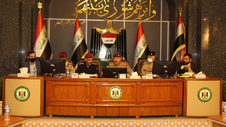 حضر الاجتماع كبار المسؤولين الأمنيين والعسكرييين في العراق - صورة: خلية الإعلام الأمني