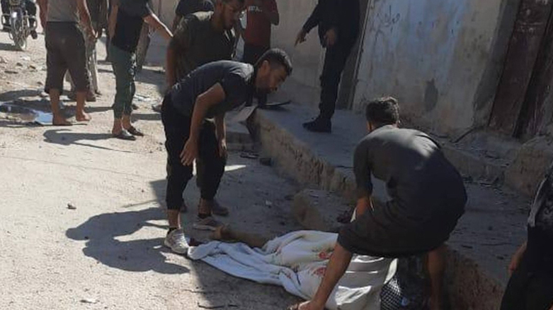 One Iraqi civilian was killed during a bomb explosion in Serekaniye on Tuesday (photo: social media)