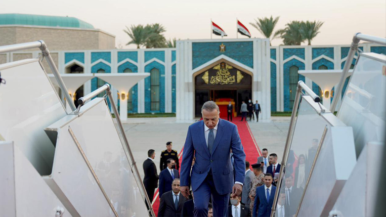 Iraqi Prime Minister Mustafa al-Kadhimi is pictured while embarking on an official visit to Europe, June 29, 2021. (Photo: Iraqi Government Media Office)