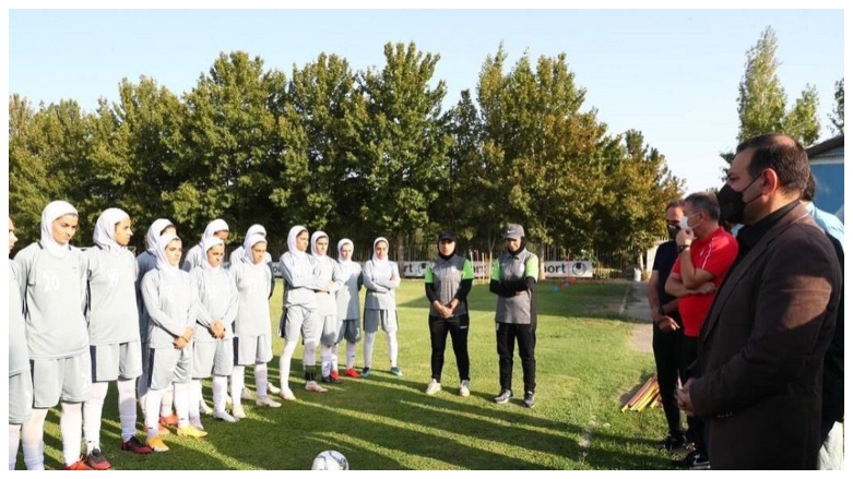 آعضای تیم ملی فوتبال زنان ایران