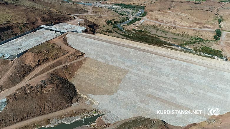 The Dewana Dam in Darbandikhan, Sulaimani province, Kurdistan Region. (Photo: Karwan Yara / Kurdistan 24)