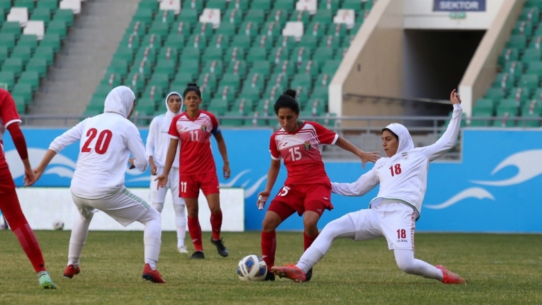 مسابقه‌ی تیم‌های ایران و اردن در رقابت‌های مقدماتی جام جهانی فوتبال زنان