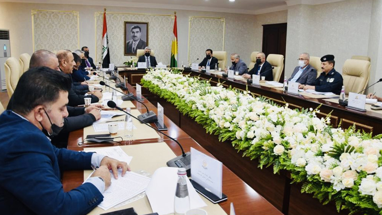 Minister of Interior Reber Ahmed supervises the KRG’s High Security Elections Committee, Sept. 28, 2021. (Photo: KRG)