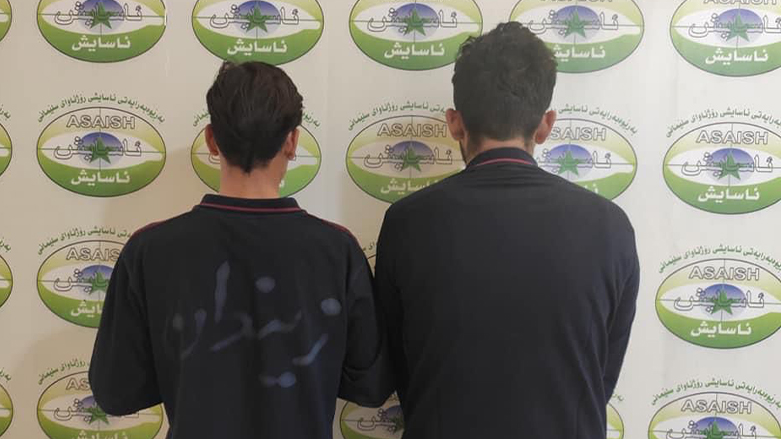 اعضای دستگیر شده داعش در سلیمانیه