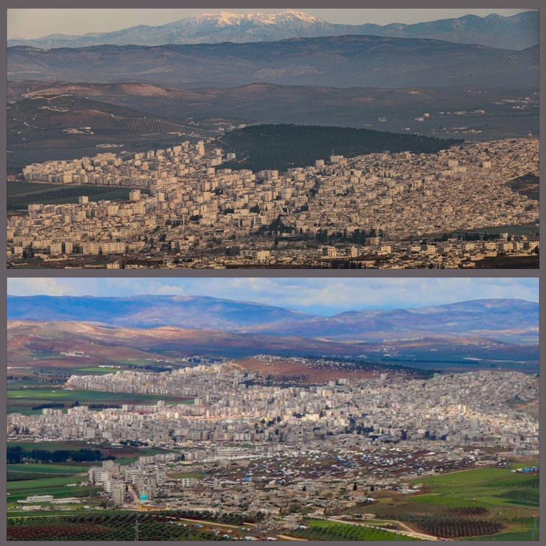 Daristana bajarê Efrînê, berî û piştî dagîrkirina Efrînê