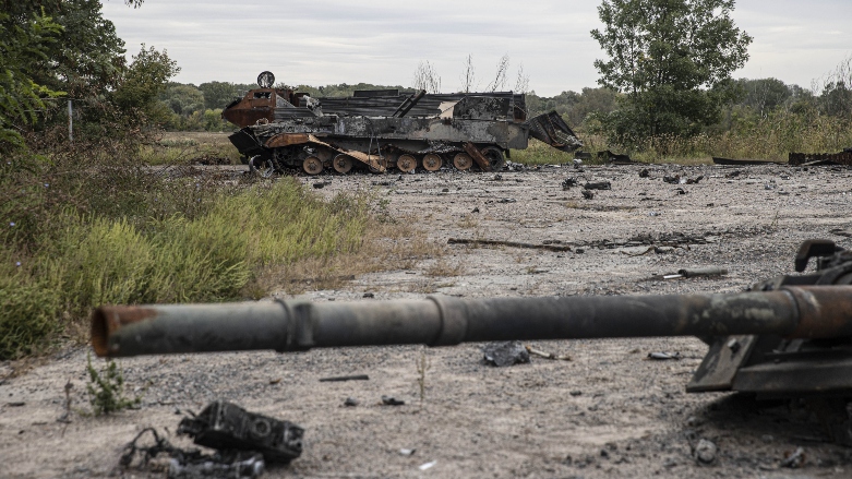 تانک و زرێپۆشە تێکشکاوەکان لە بالاکلیا