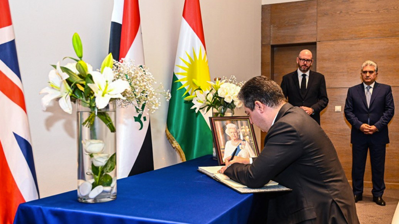 Prime Minister Masrour Barzani on Monday delivered his condolences on behalf of the KRG and its people to the UK (Photo: KRG).