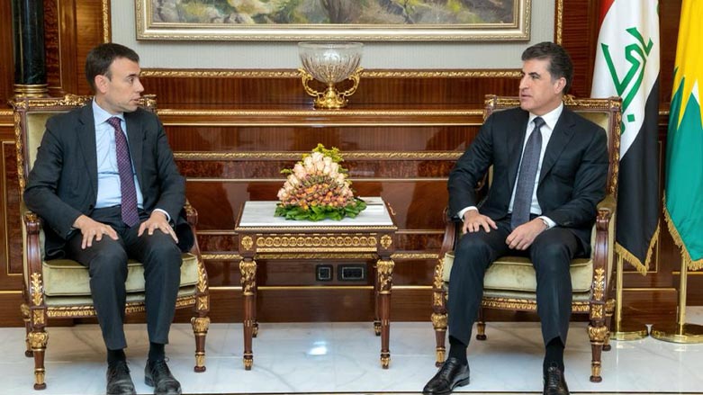 President Nechirvan Barzani received a delegation of the Social Democratic Party members of the German Parliament headed by Mr. Nils Schmid, September 14, 2022 (Photo: Kurdistan Region Presidency).