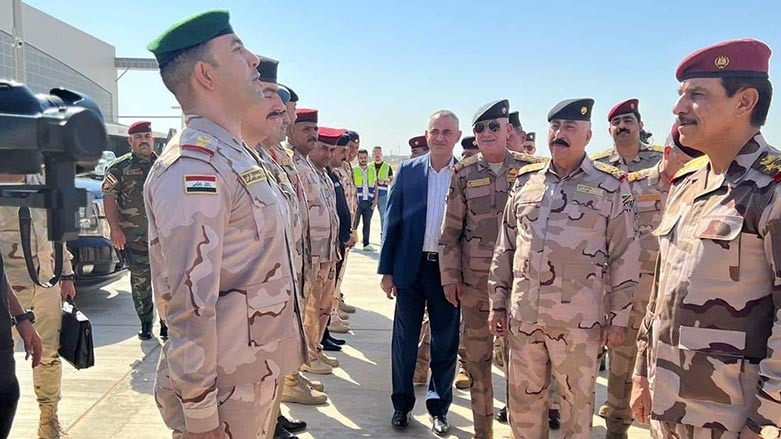 The Chief of Staff of the Iraqi Army, Lt. Gen. Abdul Amir Yarallah, on Thursday arrived in Kirkuk Province (Photo: INA).