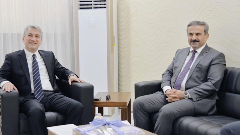 Dr. Jotiar Adil, met on Thursday with the Chairman of the Kurdistan Board of Investment, Dr. Mohammed Shukri (Photo: KRG)