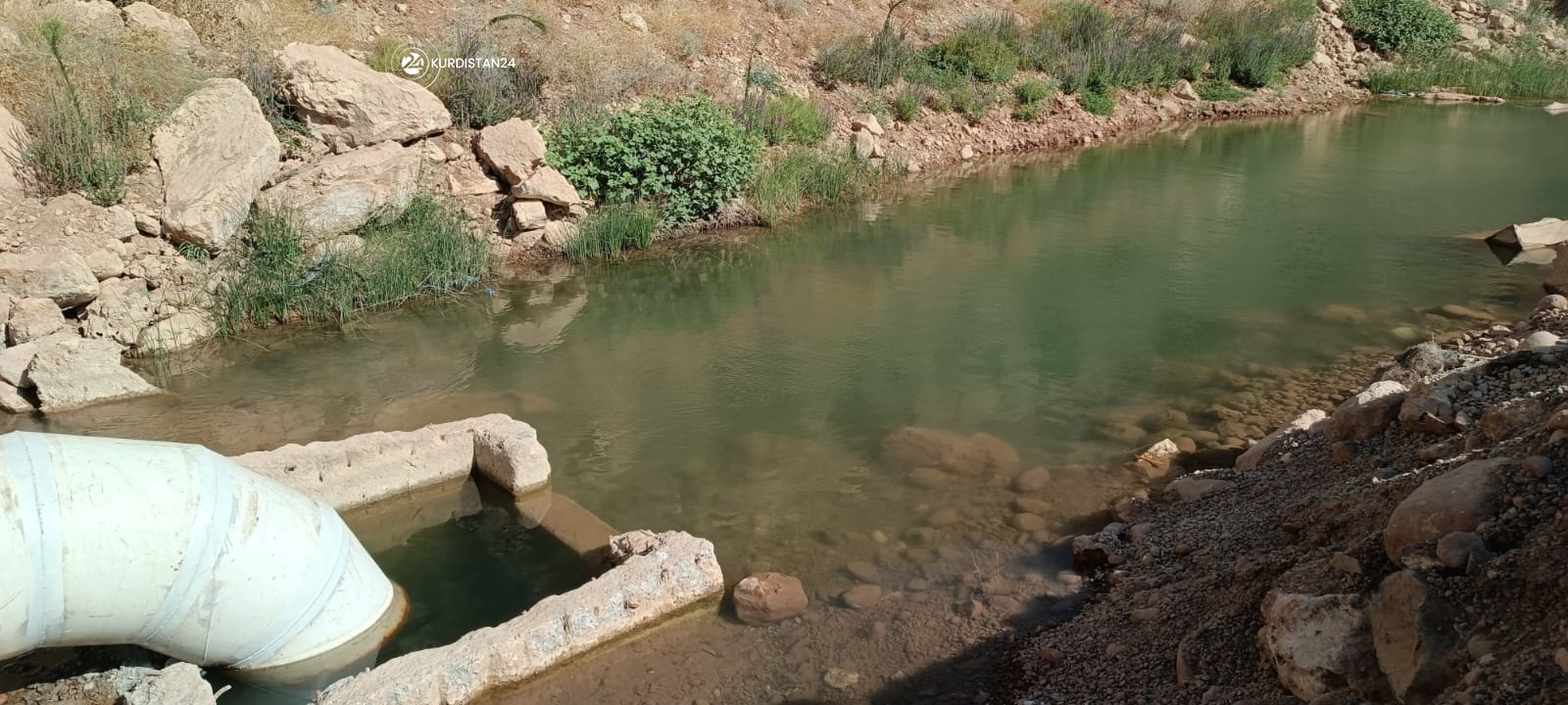  پڕۆژەی دروستکردنی بەنداوی خنس لە سنووری پارێزگای دهۆک - فۆتۆ: هەڤرست رەجەب - کوردستان24