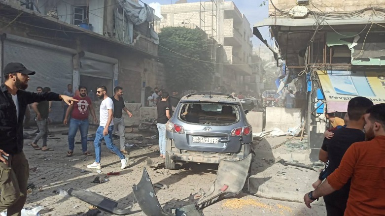A bomb exploded on Thursday in the Kurdish city of Afrin (Photo: Social Media)