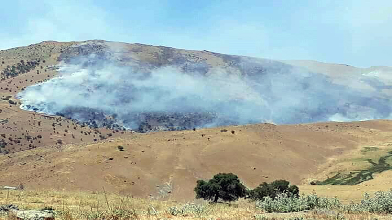 Iran on Saturday bombed border areas near Sidikan (Photo: Submitted to Kurdistan 24)