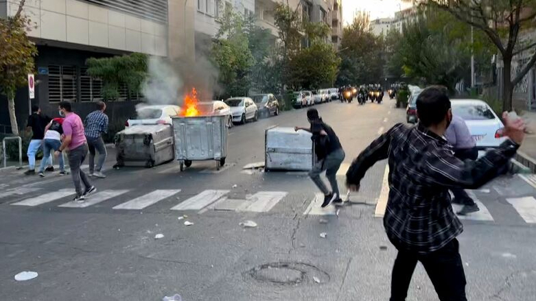 Images posted on social media and obtained by AFP outside Iran have shown fierce clashes between Iranian protesters and the security force (Photo: AFP).