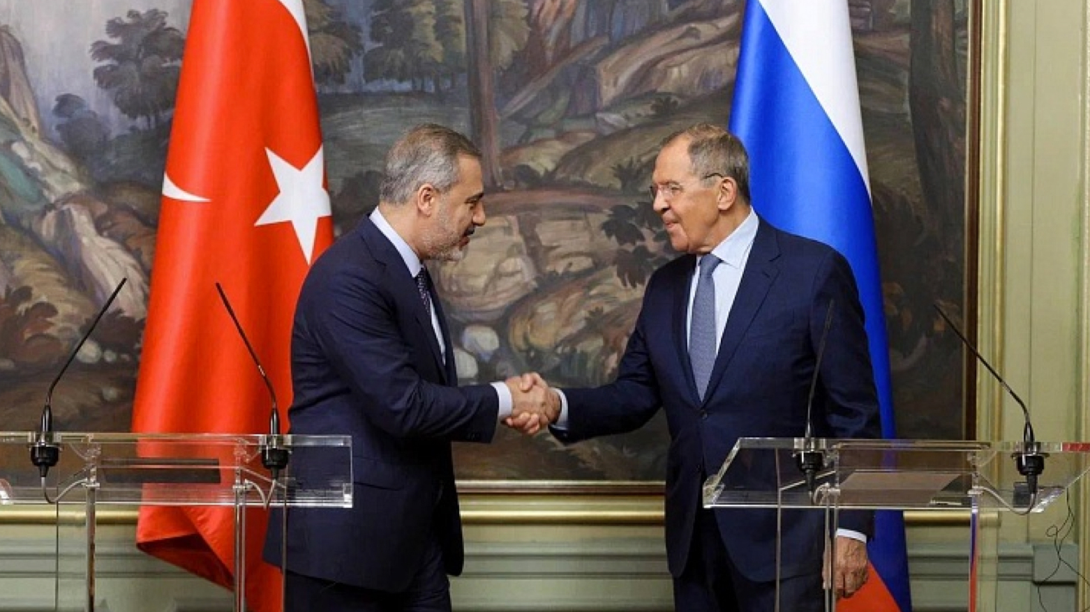 Russian FM Sergey Lavrov met with Turkish FM Hakan Fidan in Moscow, Aug. 31, 2023 (Photo: Russian Foreign Ministry)