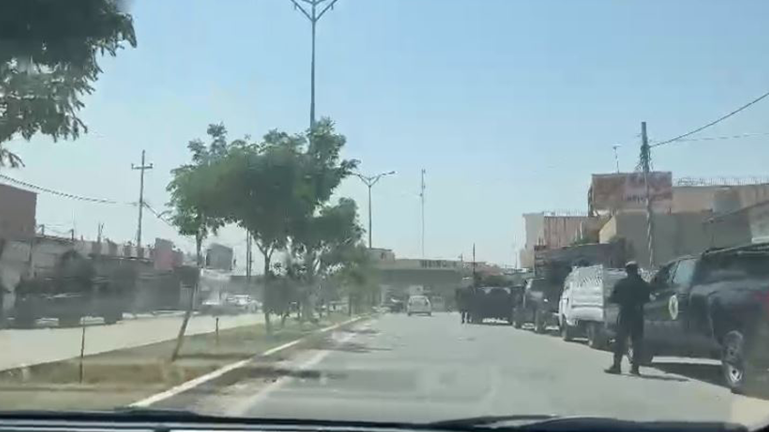A convoy of military trucks belonging to the PMF spotted in Kirkuk, Sept. 3, 2023. (Photo: Submitted to Kurdistan 24)