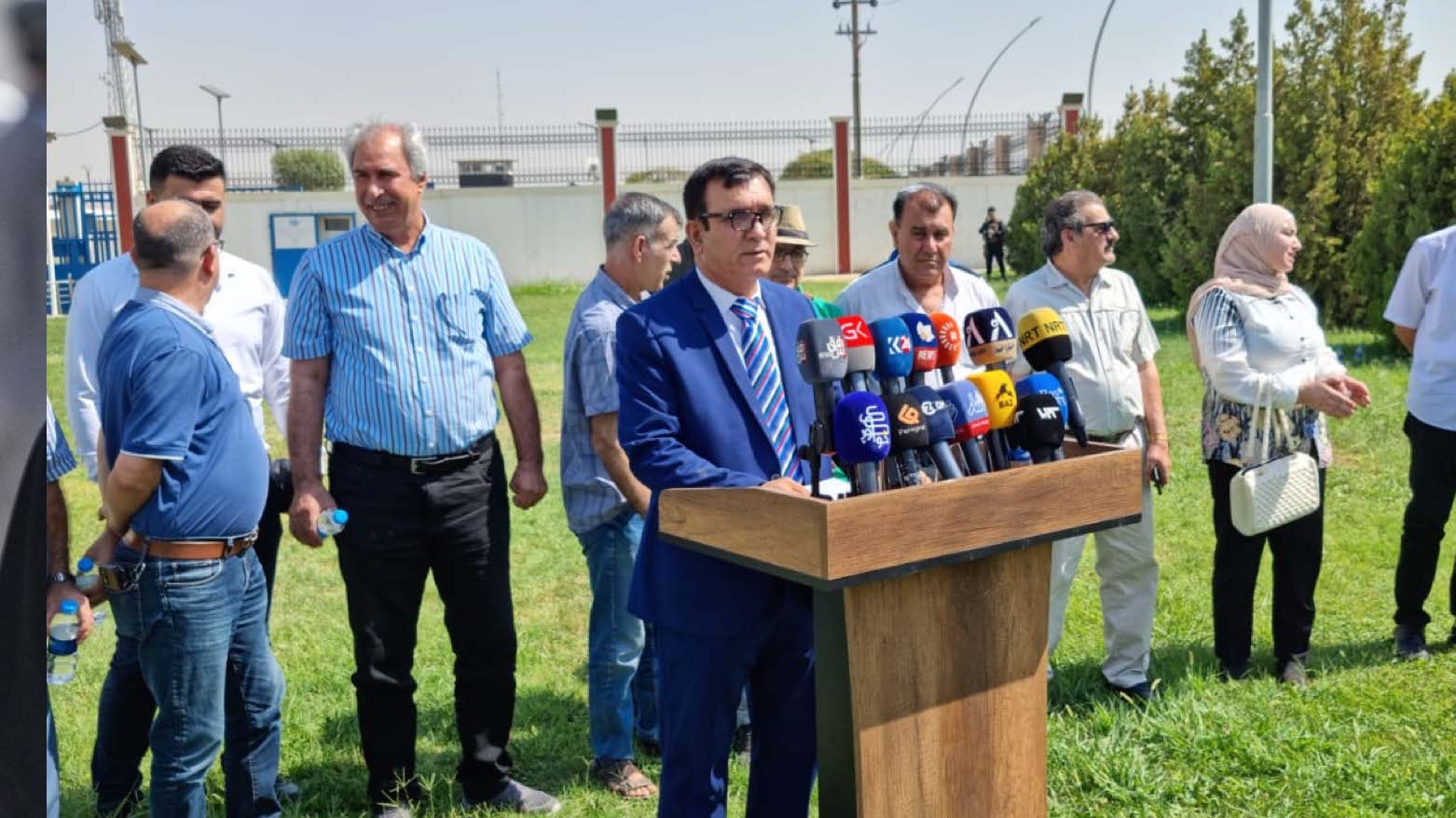 The head of Cane Roj organization Rashid Ali Can called on Baghdad to release dozens of arrested Syrian Kurds (Photo: Wladimir van Wilgenburg/Kurdistan 24)