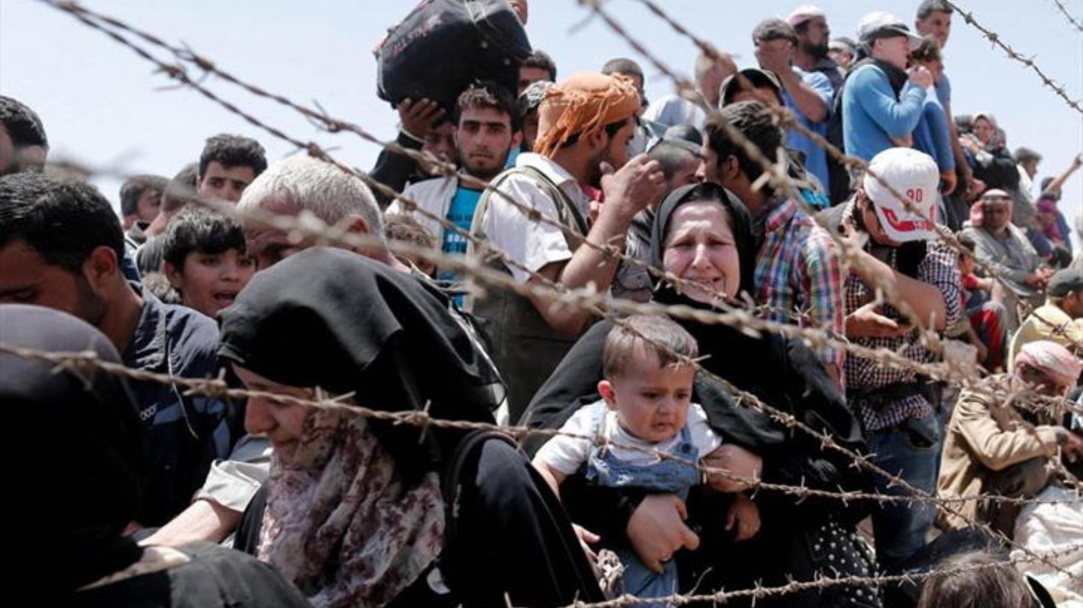 پناهجویان سوری در مرز لبنان