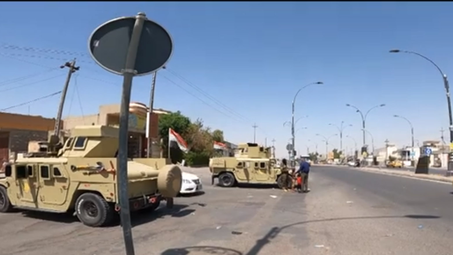 پراکنده شدن نظامیان عراقی در محلات کوردنشین کرکوک 