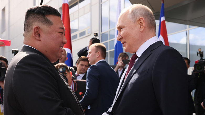 Kim - Putin görüşmesi (Foto: AFP)