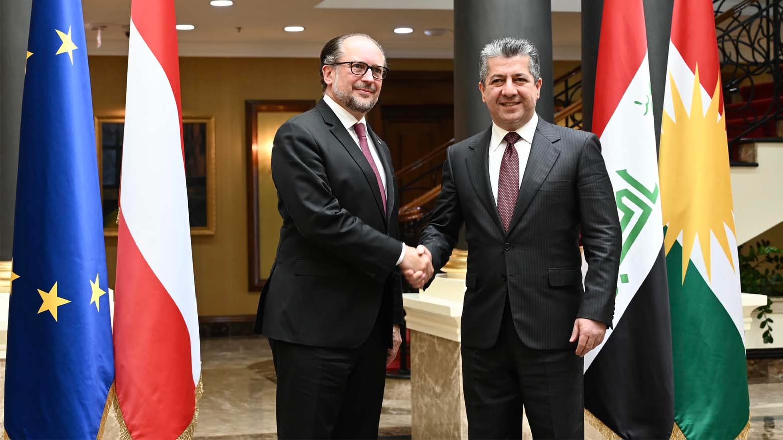 PM Barzani thanks Austrias support for Kurdistan Region
