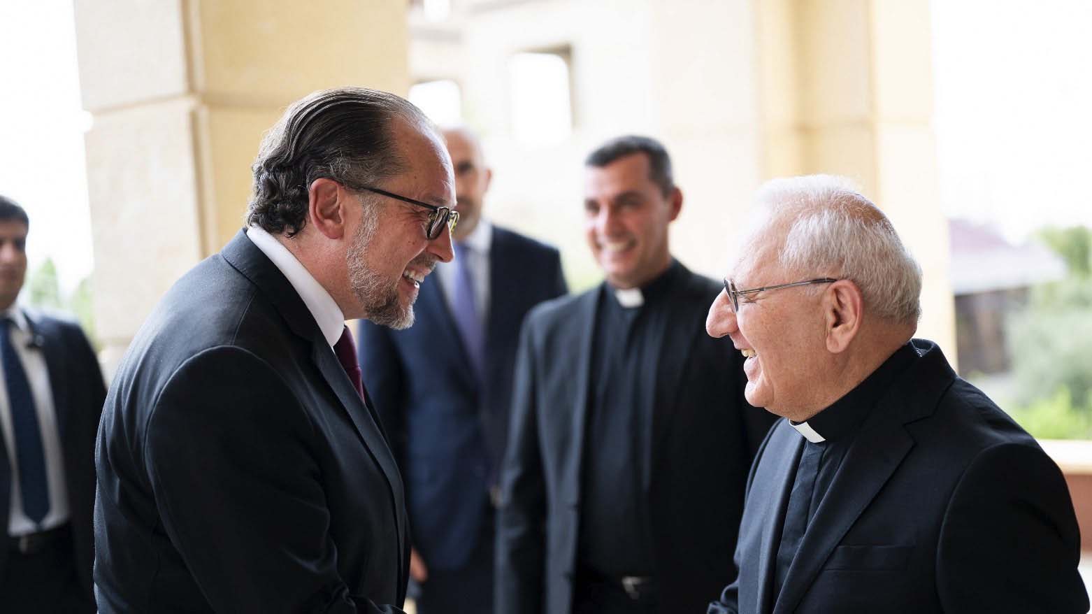 Austrian top diplomat meets with Cardinal Louis Sako in Erbil