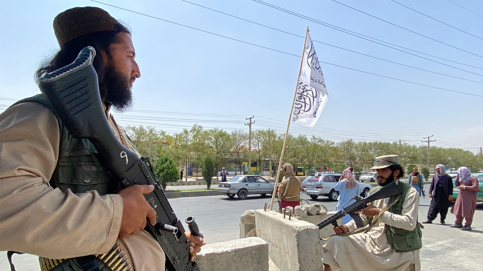 مسلحان من حركة طالبان (فرانس برس)