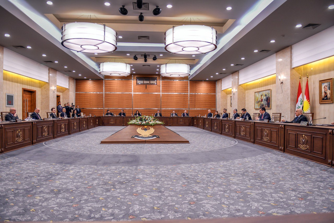KRG Council of Ministers meeting, Sept. 20, 2023. (Photo: KRG)