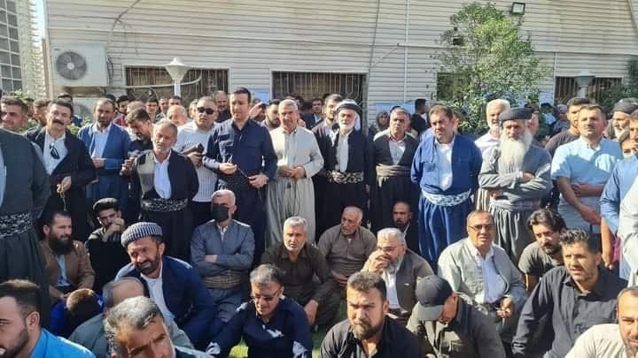 ژمارەیەکل لە کادیر و ئەندامانی ناڕازی بزووتنەوەی ئیسلامی لە سلێمانی گردبوونەتەوە