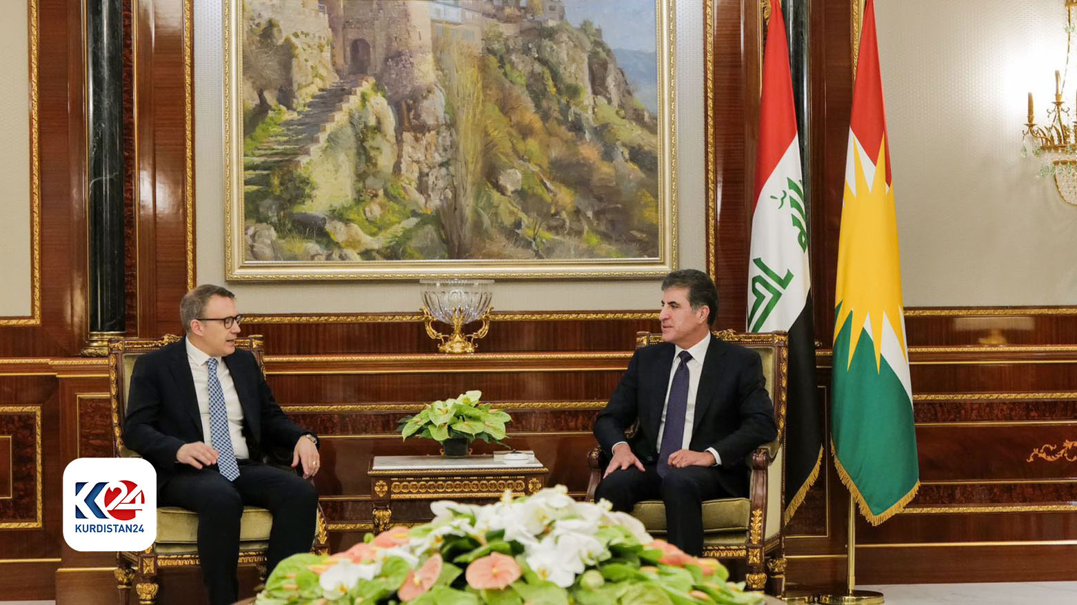 رئيس إقليم كوردستان يستقبل سفير تركيا لدى العراق