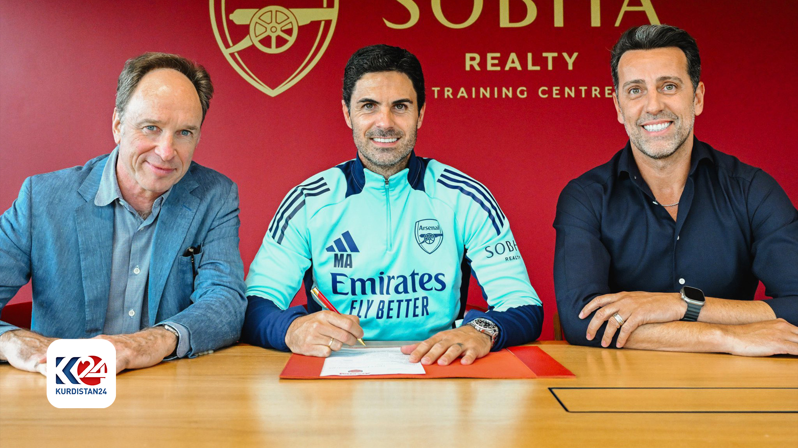 ساتی نوێکردنەوەی گرێبەستی میکێل ئارتێتا