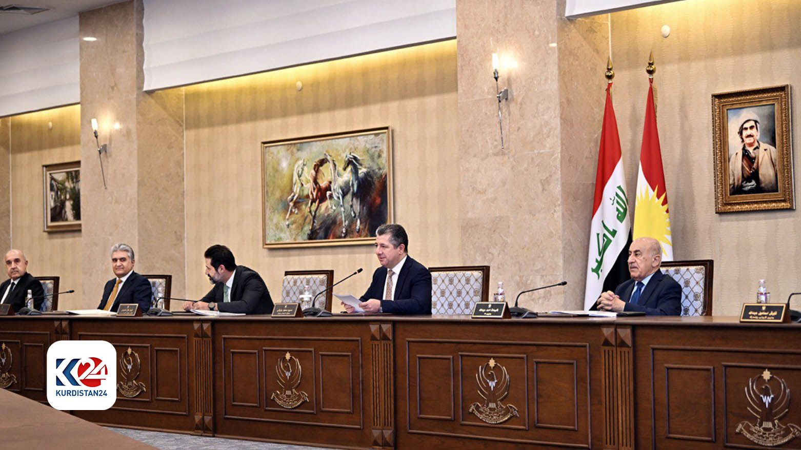 The meeting of the KRG Council of Ministers, Sept. 25, 2024. (Photo: KRG)
