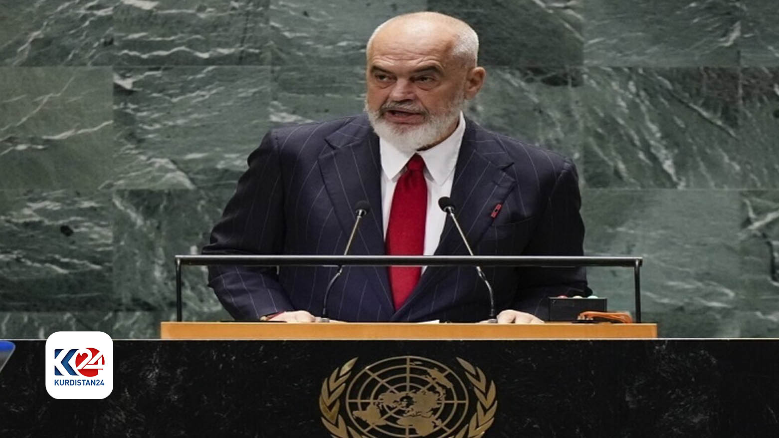 ئیدی ڕاما، سه‌رۆك وه‌زیرانی ئه‌لبانیا له‌ نه‌ته‌وه‌ یه‌كگرتووه‌كان