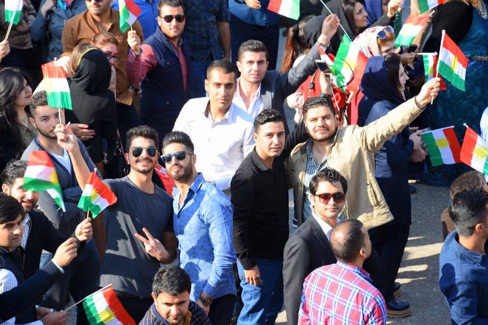 Kurds celebrate Kurdistan Flag Day