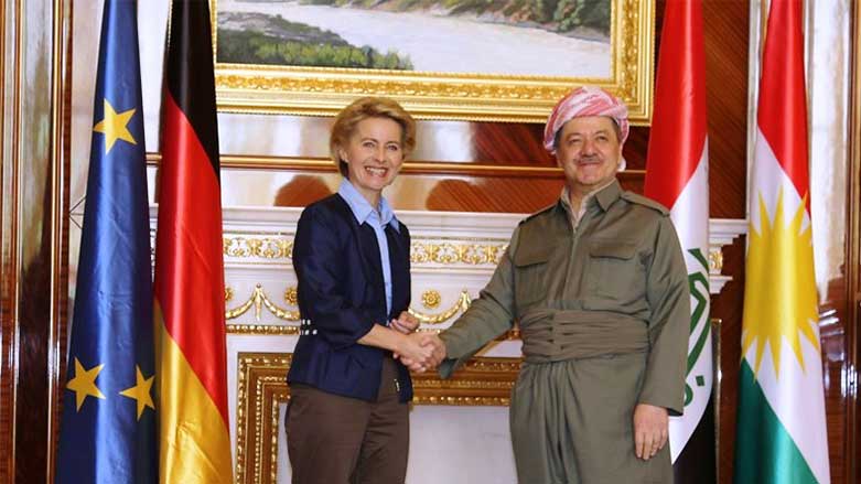  Wezîra Bergirî ya Elmanyayê serdana Hewêlrê dike