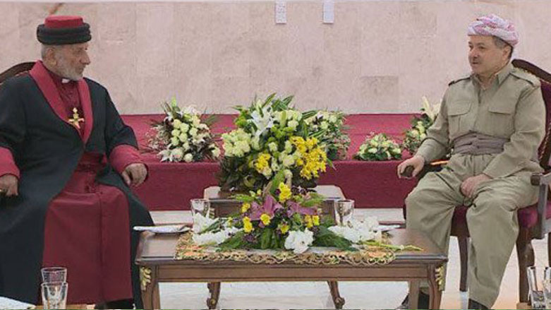بارزانی بۆ پاتریاك: له‌ كه‌موكوڕییه‌كانمان ببورن