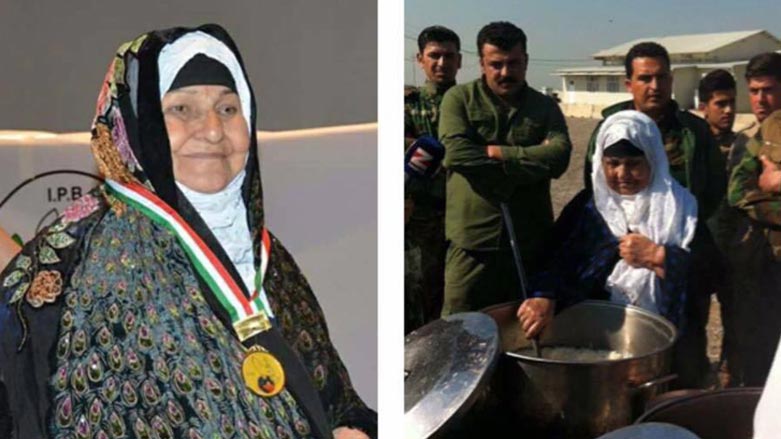 ئه‌و ژنه‌ى خواردنی بۆ زیاتر له‌ 30 هه‌زار پێشمه‌رگه‌ ئاماده‌كرد كۆچی دوایی كرد