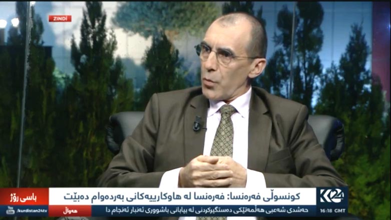 دۆمینیك ماس: په‌یوه‌ندییه‌كانی فه‌ره‌نسا و كوردستان دوای داعشیش به‌رده‌وام ده‌بن