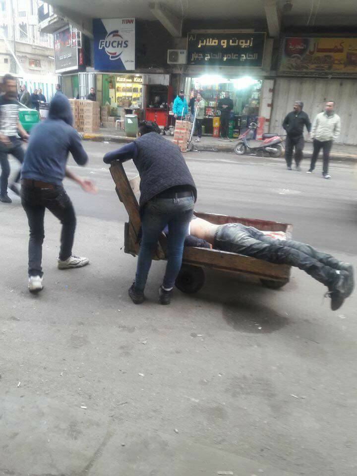 The aftermath of an explosion in the neighborhood of Sanak, Baghdad, Iraq, Dec. 31, 2016. (Photo: Facebook)