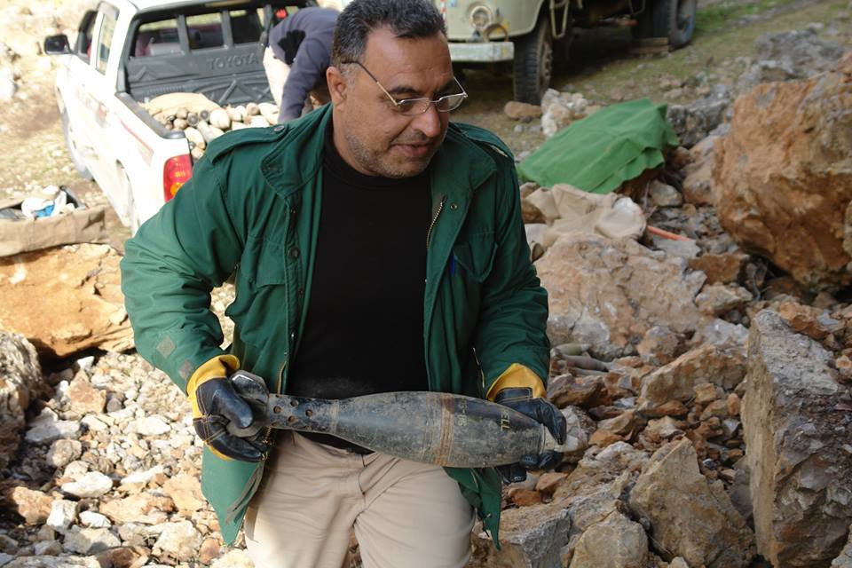 Some of the mines that were defused in the province of Erbil, Kurdistan Region, Dec. 27, 2016. (Photo: Kurdistan24)