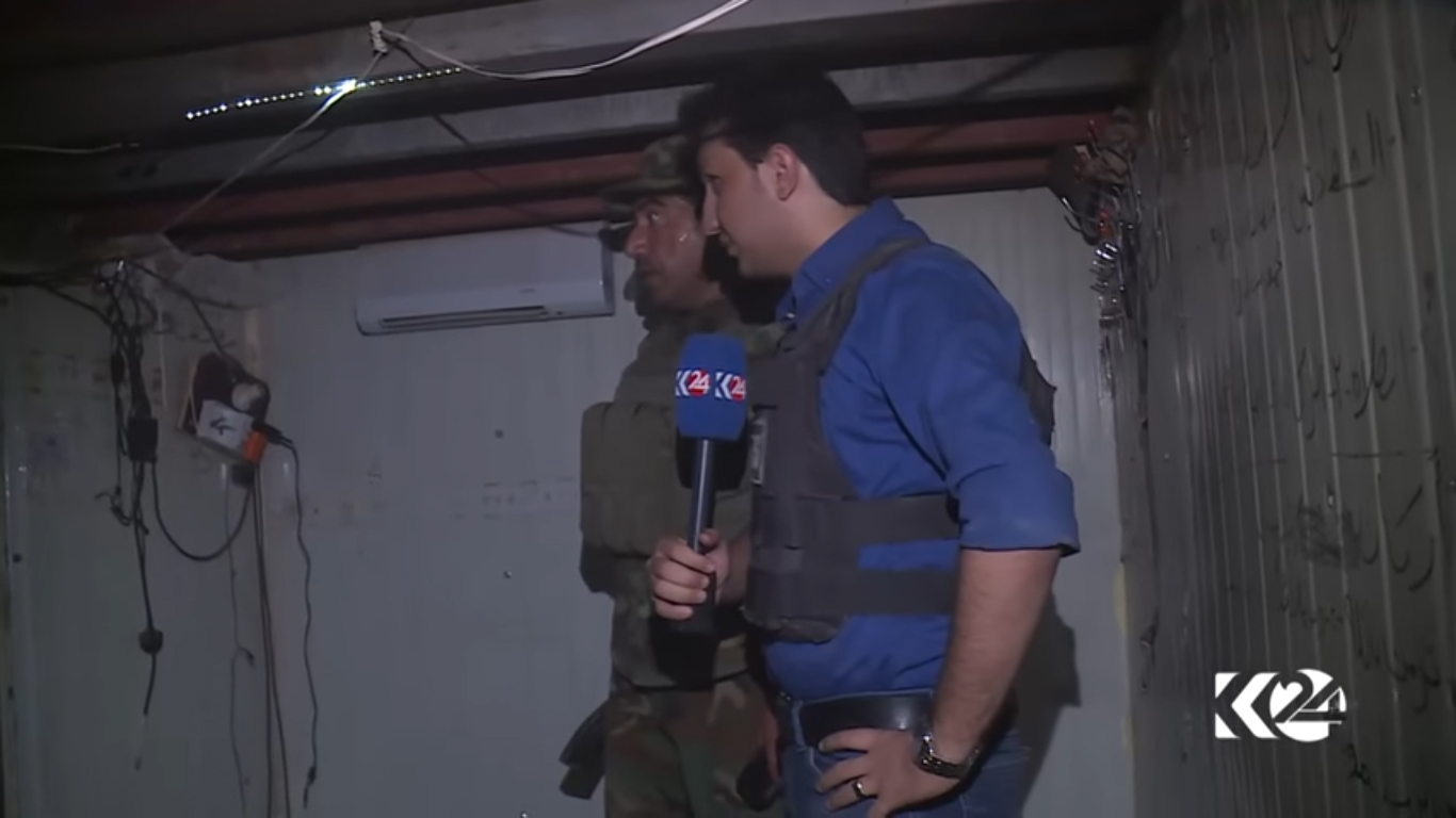 (بالصور).. البيشمركة تكتشف نفقا بـ