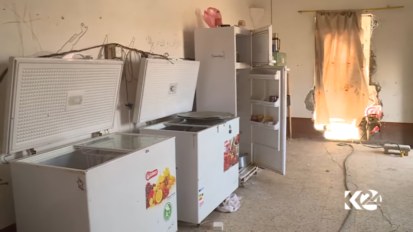 (بالصور).. البيشمركة تكتشف نفقا بـ