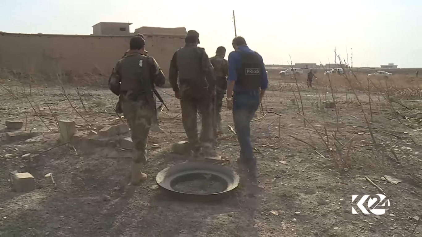 (بالصور).. البيشمركة تكتشف نفقا بـ