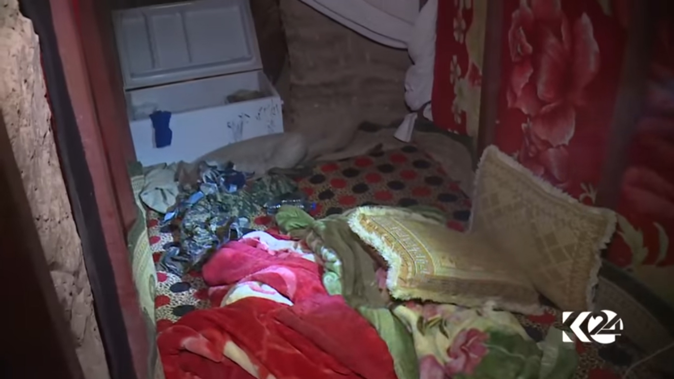 (بالصور).. البيشمركة تكتشف نفقا بـ