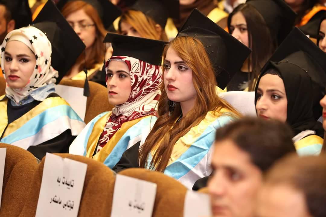 به‌ وێنه‌.. رێوڕه‌سمی ده‌رچووانی حه‌وته‌مین خوولی زانكۆی سۆران