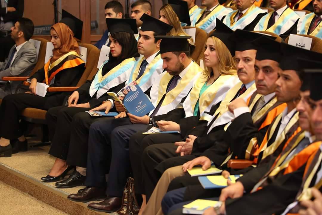 به‌ وێنه‌.. رێوڕه‌سمی ده‌رچووانی حه‌وته‌مین خوولی زانكۆی سۆران