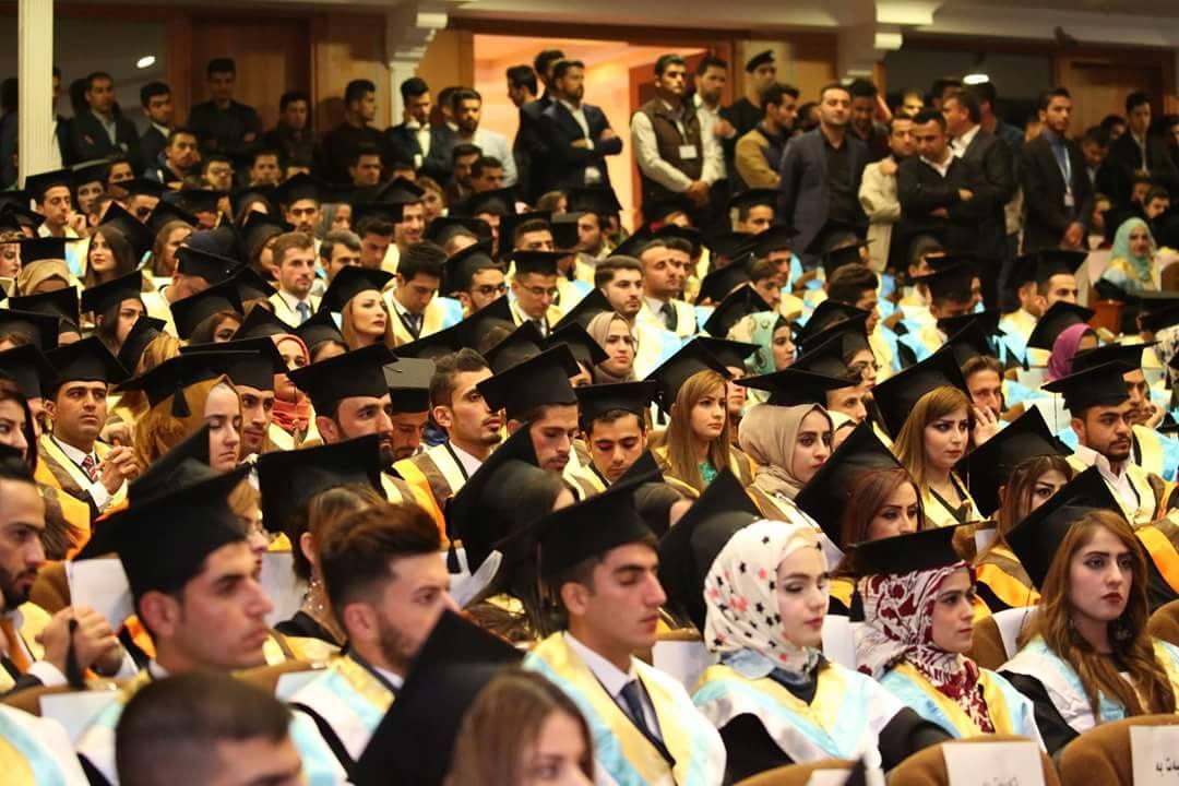 به‌ وێنه‌.. رێوڕه‌سمی ده‌رچووانی حه‌وته‌مین خوولی زانكۆی سۆران