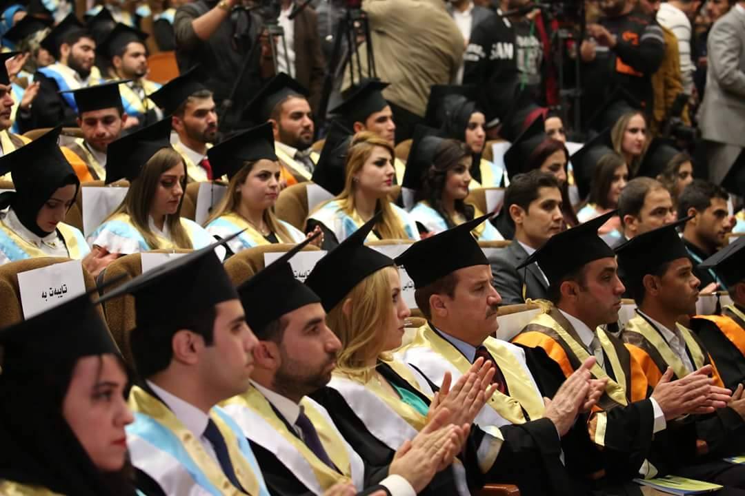 به‌ وێنه‌.. رێوڕه‌سمی ده‌رچووانی حه‌وته‌مین خوولی زانكۆی سۆران